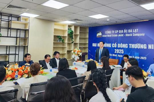 Đại hội đồng cổ đông thường niên 2025 của Công ty CP Địa ốc Đà Lạt diễn ra thành công tốt đẹp