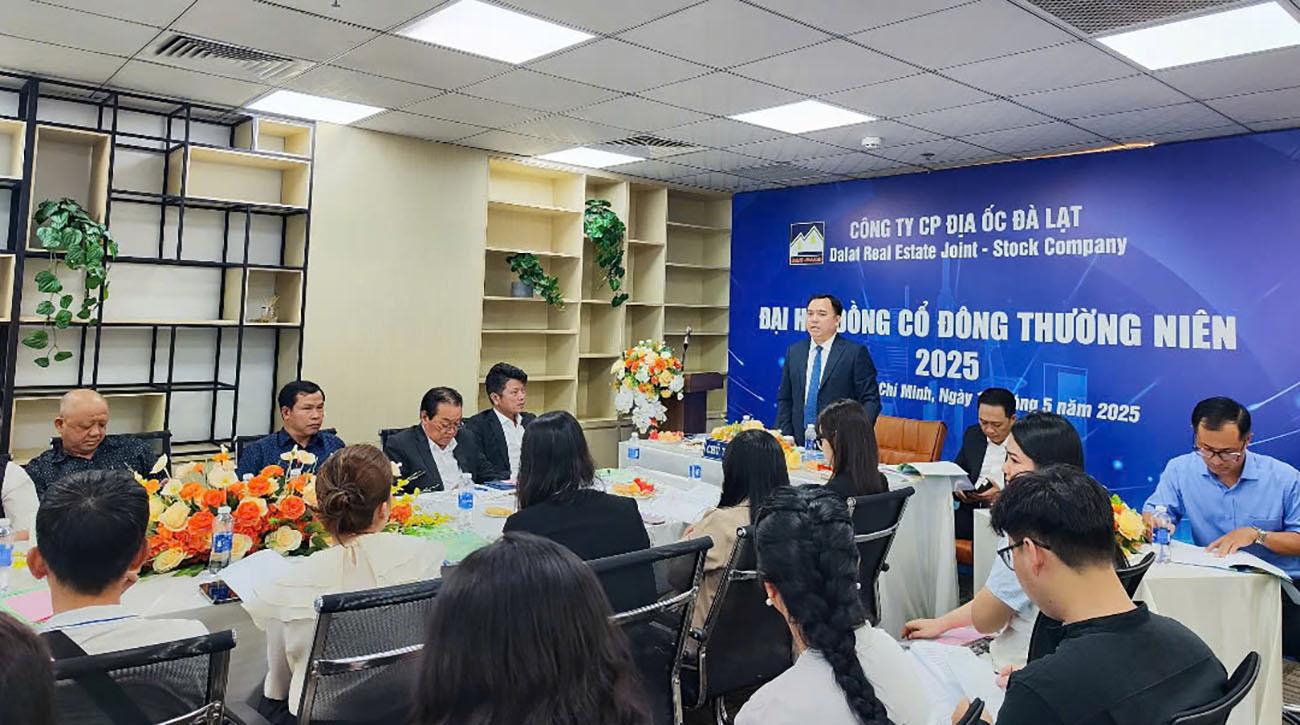Đại hội đồng cổ đông thường niên 2025 của Công ty CP Địa ốc Đà Lạt diễn ra thành công tốt đẹp